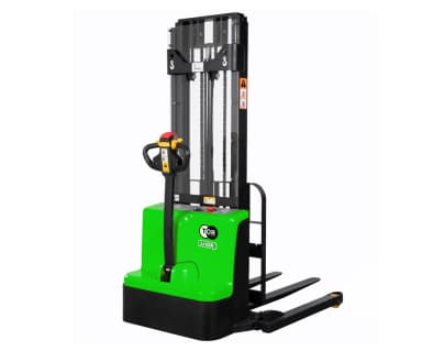 Штабелер самоходный 1,5 т 3,3 м TOR WSS15H-3300SC PRO Li-ion 24/60 В/Ач раздвижные вилы, опоры — фото 1
